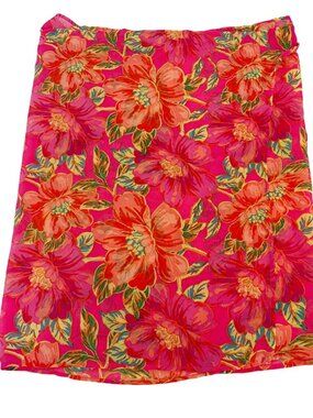 Beach Riot Melanie Sarong Pink Tropical Floral Swim Cover Up - One Size